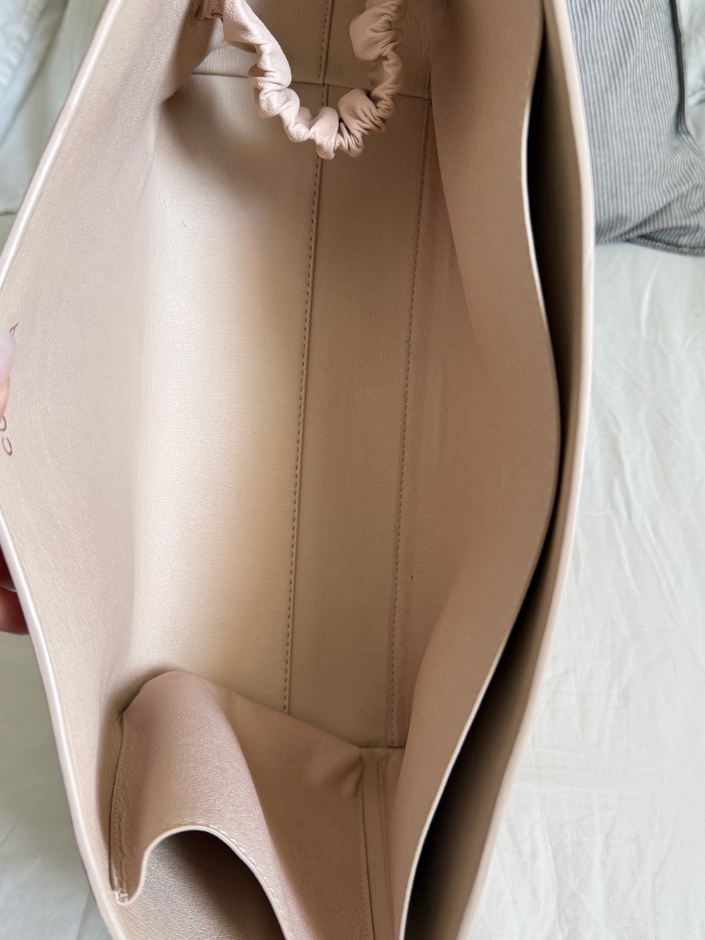 Cuyana Blush Pink Insert Organizer for SMALL structured tote - Picture 4 of 7